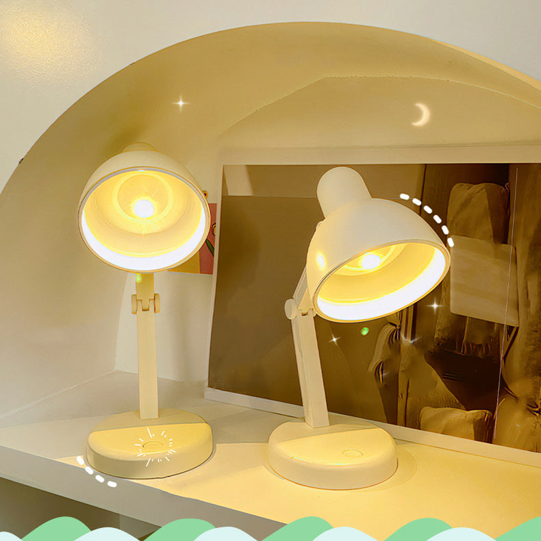 ABS Battery Foldable Round Table Lamp