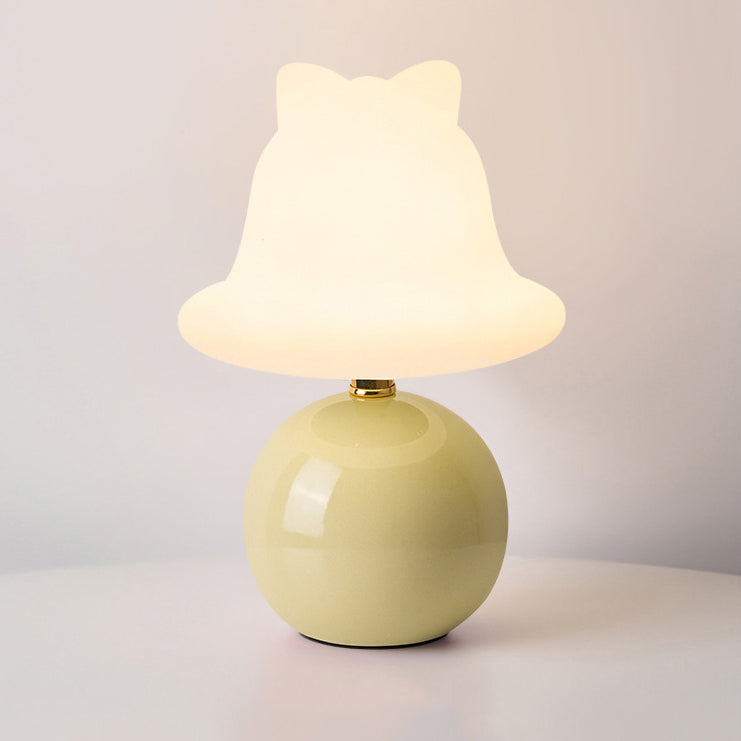 Ceramic PVC Ball Bell Table Lamp