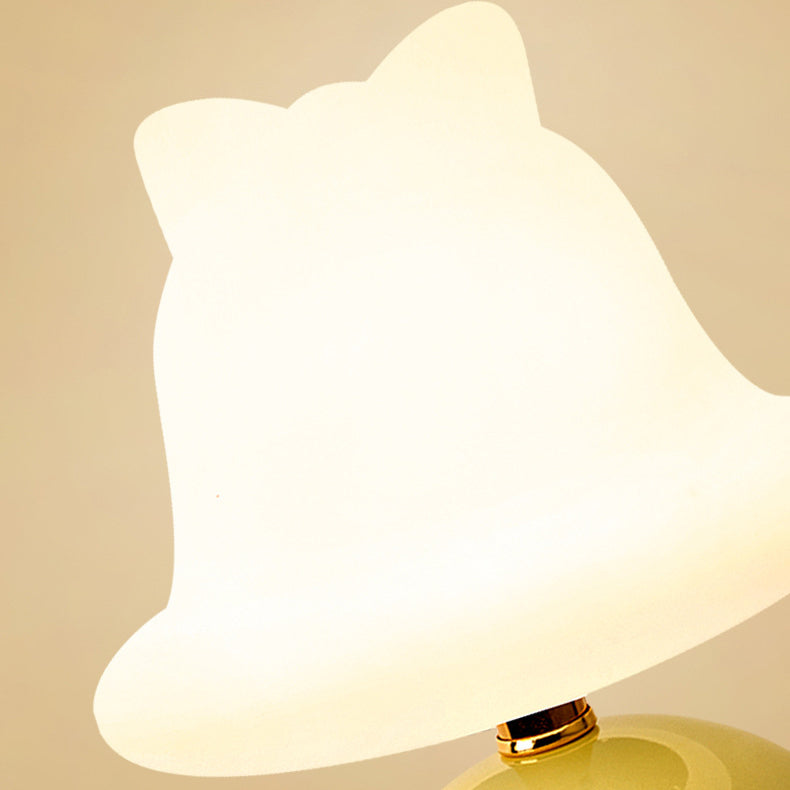 Ceramic PVC Ball Bell Table Lamp