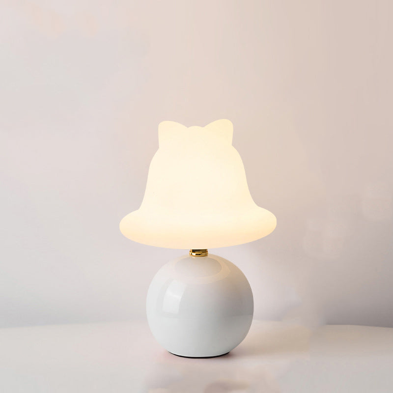 Ceramic PVC Ball Bell Table Lamp