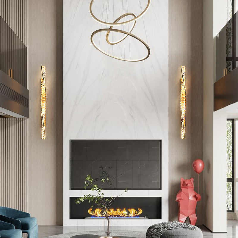 Metal Crystal Strip DNA Wall Lamp