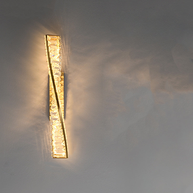 Metal Crystal Strip DNA Wall Lamp