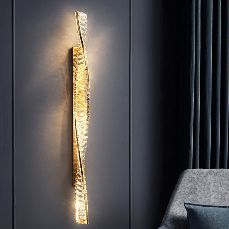 Metal Crystal Strip DNA Wall Lamp