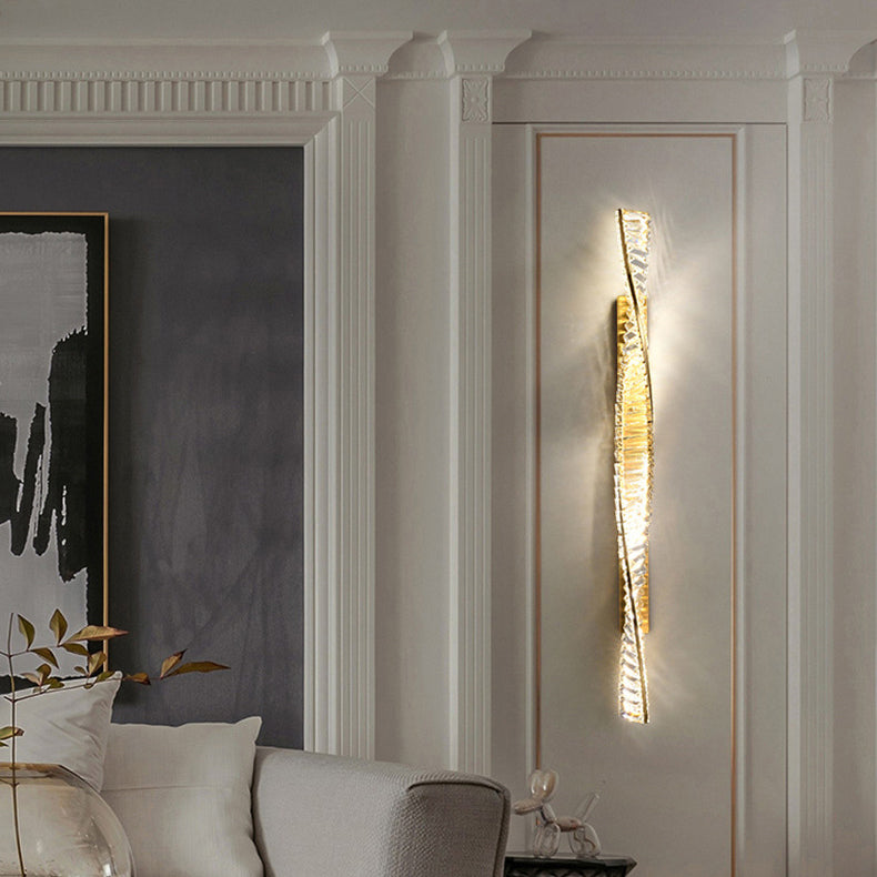 Metal Crystal Strip DNA Wall Lamp