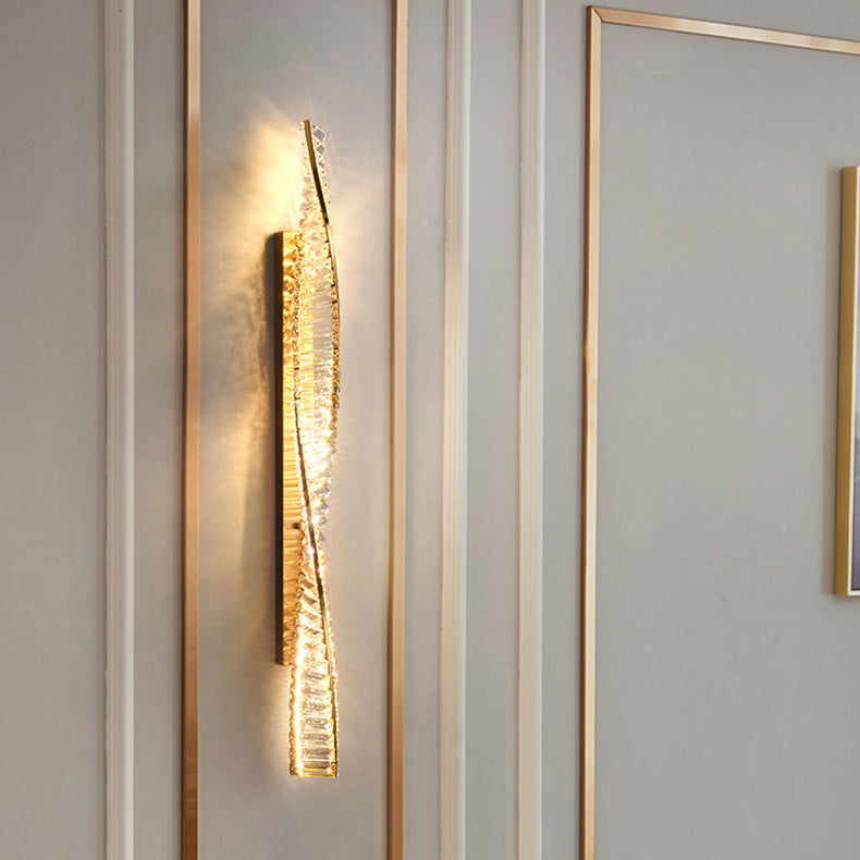 Metal Crystal Strip DNA Wall Lamp