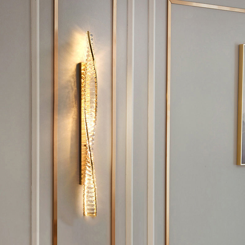 Metal Crystal Strip DNA Wall Lamp