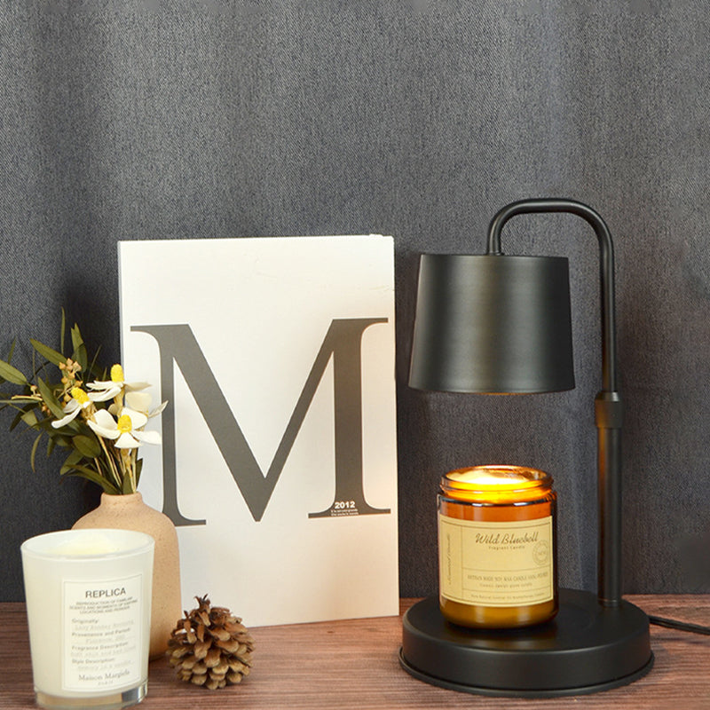 Iron Liftable Cylinder Melting Table Lamp
