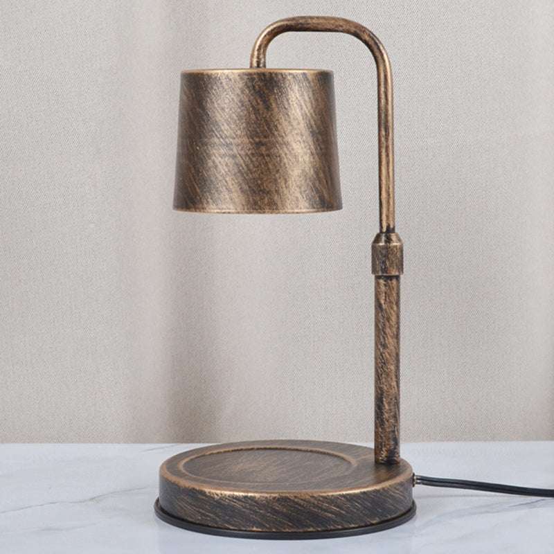 Iron Liftable Cylinder Melting Table Lamp