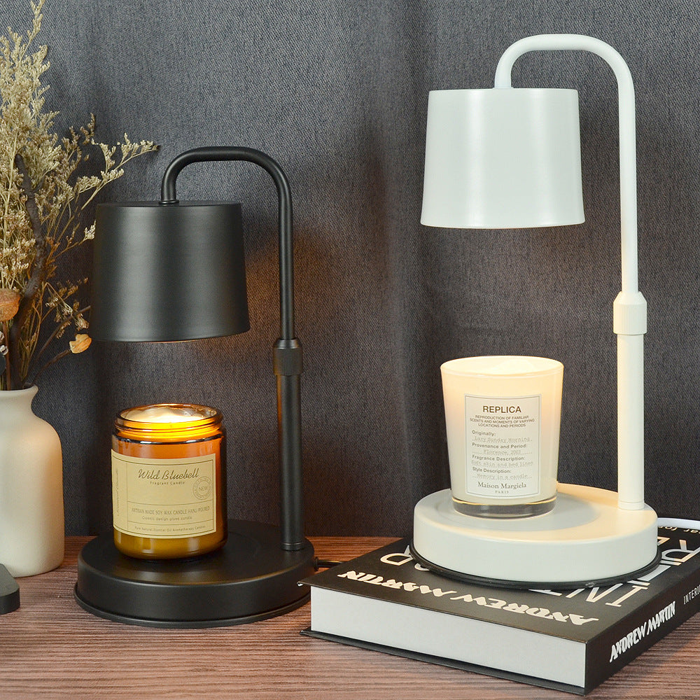 Iron Liftable Cylinder Melting Table Lamp