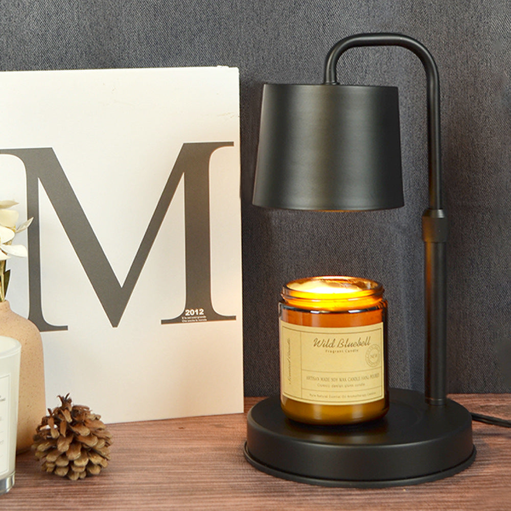 Iron Liftable Cylinder Melting Table Lamp