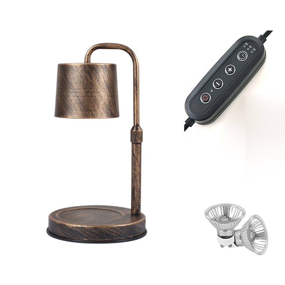 Iron Liftable Cylinder Melting Table Lamp