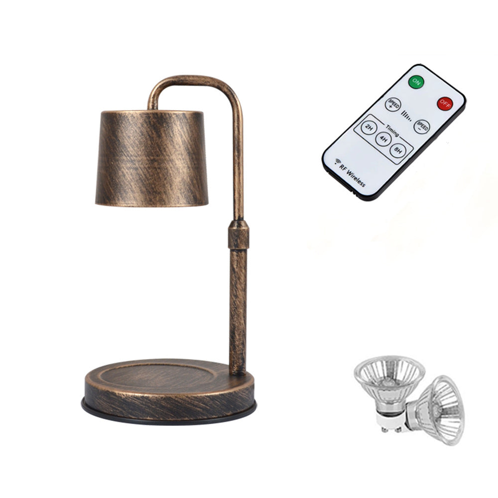 Iron Liftable Cylinder Melting Table Lamp