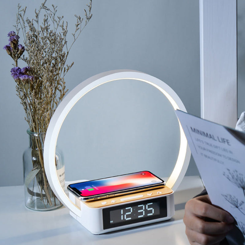 Aluminum Alloy ABS Round Table Lamp