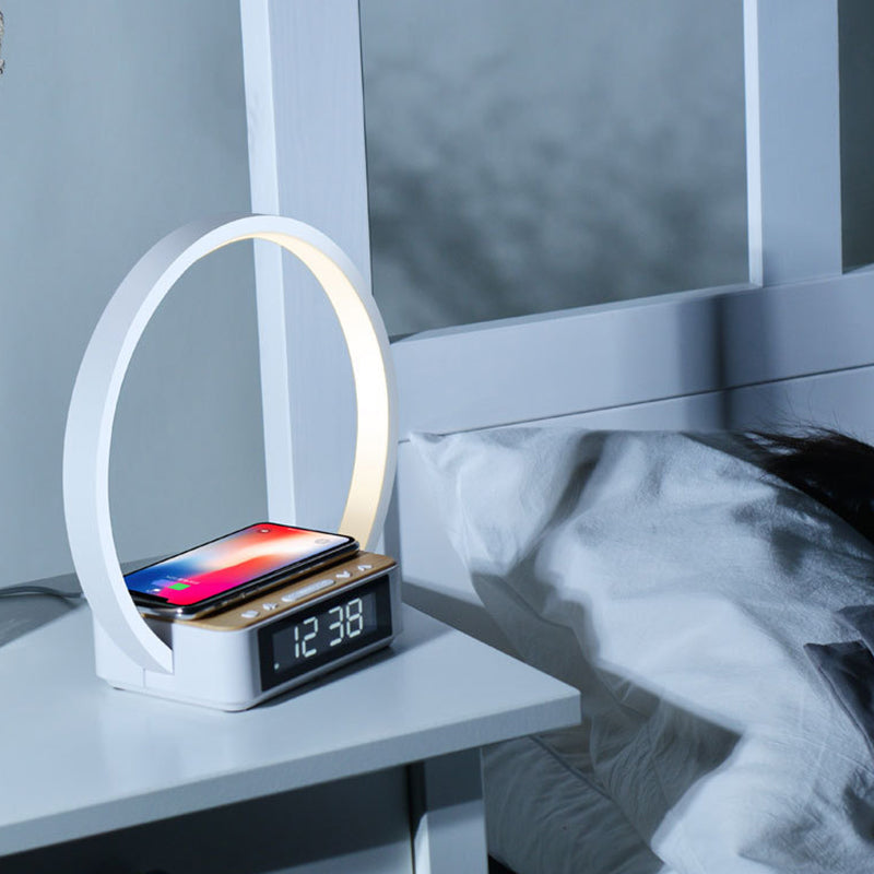 Aluminum Alloy ABS Round Table Lamp