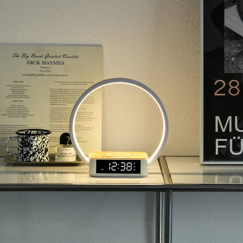 Aluminum Alloy ABS Round Table Lamp