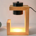 Farmhouse Metal Rubber Geometric Table Lamp