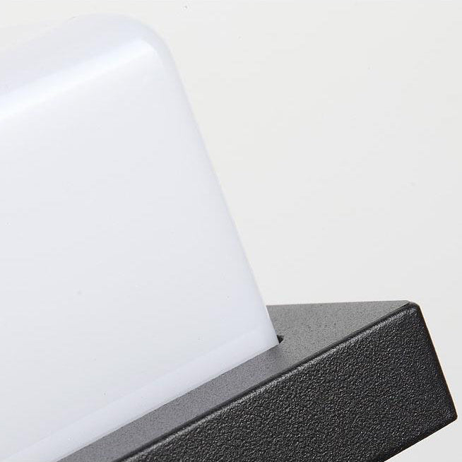 Aluminum PC Rectangular Patio Outdoor Light