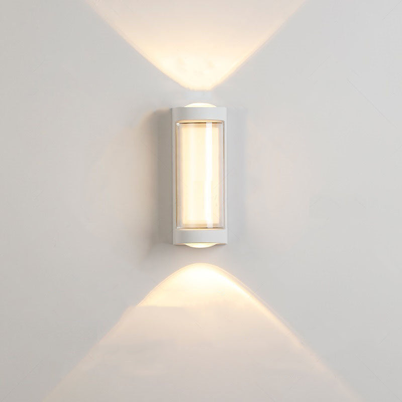 Aluminum Acrylic Rectangular Cylinder Outdoor Light