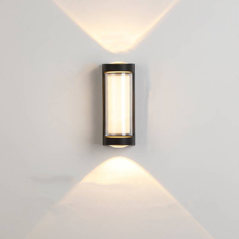 Aluminum Acrylic Rectangular Cylinder Outdoor Light
