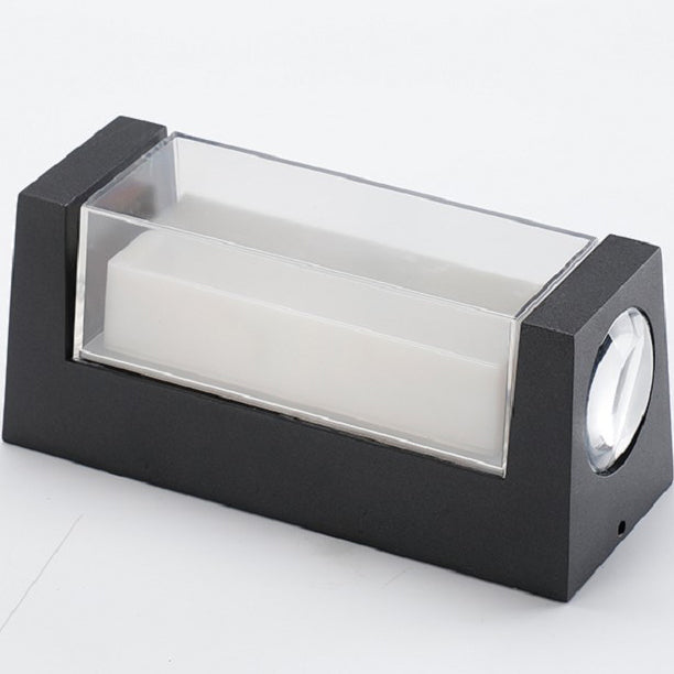 Aluminum Acrylic Rectangular Cylinder Outdoor Light