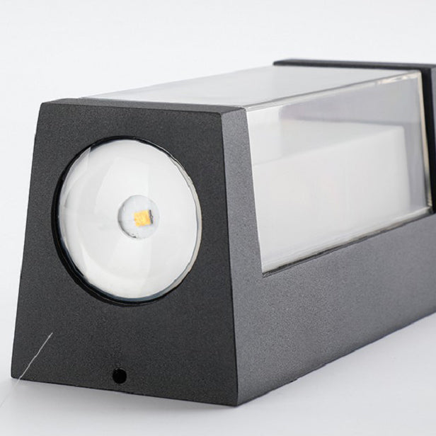 Aluminum Acrylic Rectangular Cylinder Outdoor Light