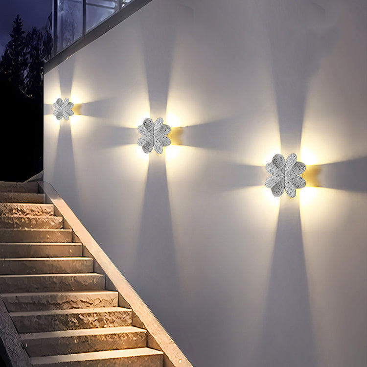 Aluminum Four-Leaf Clover Patio Outdoor Light