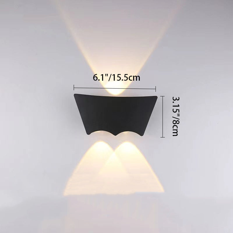 Aluminum Letter Geometrical Patio Outdoor Light