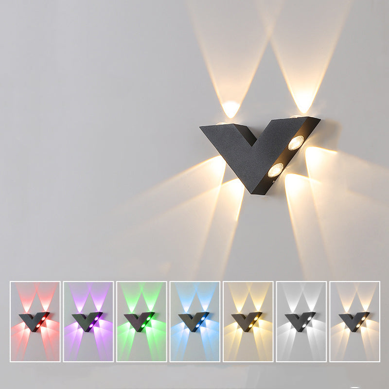Aluminum Letter Geometrical Patio Outdoor Light