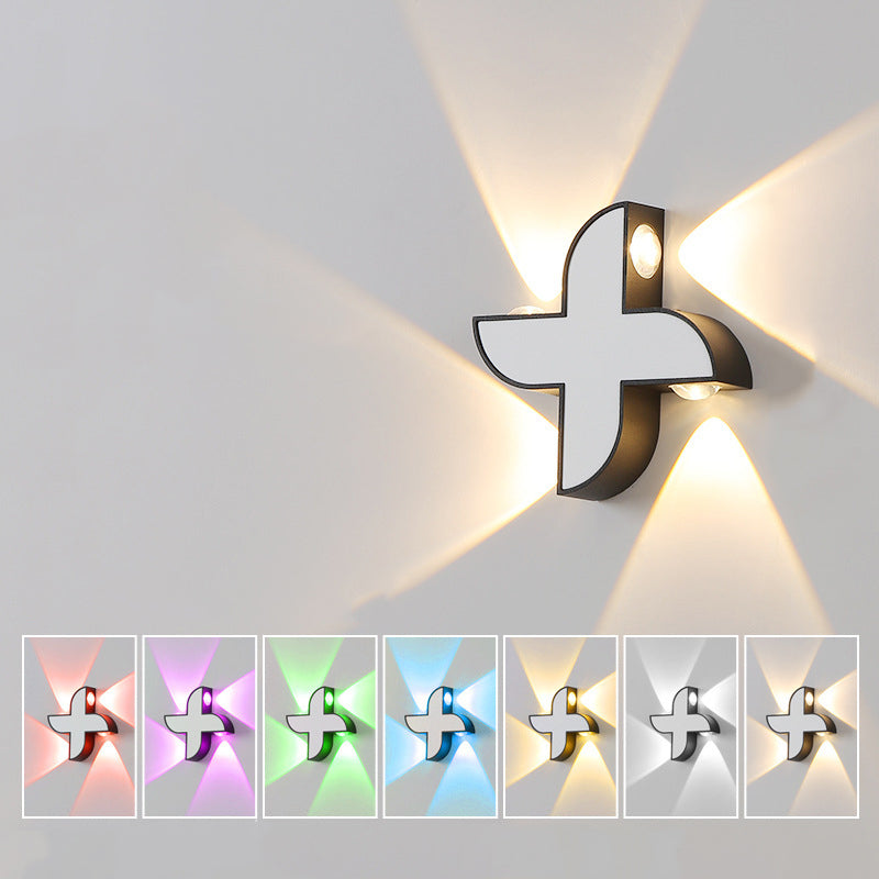 Aluminum Letter Geometrical Patio Outdoor Light