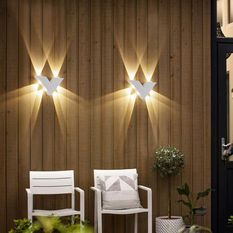 Aluminum Letter Geometrical Patio Outdoor Light