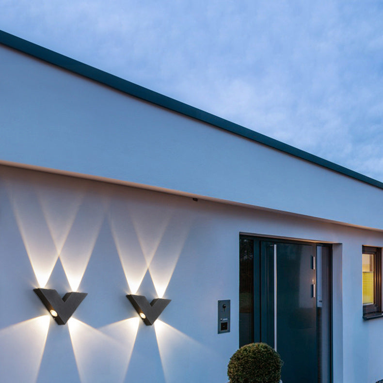 Aluminum Letter Geometrical Patio Outdoor Light
