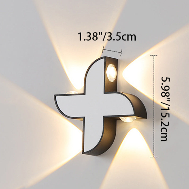 Aluminum Letter Geometrical Patio Outdoor Light