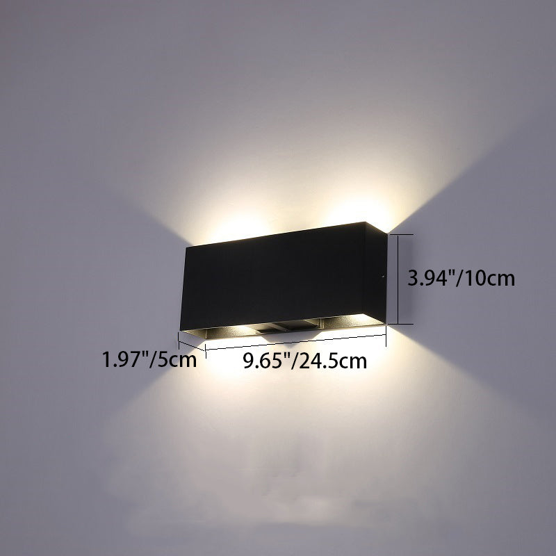 Aluminum Letter Geometrical Patio Outdoor Light