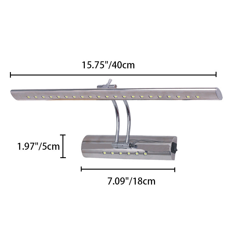 Stainless Steel Hardware Strip Wall Lamp