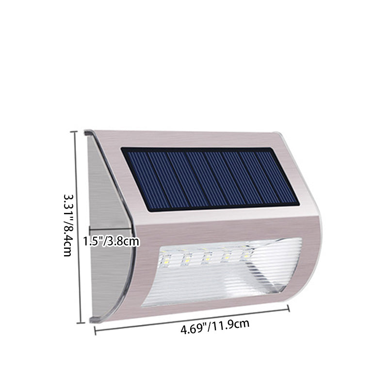 Stainless Steel PC Rectangular Outdoor Light