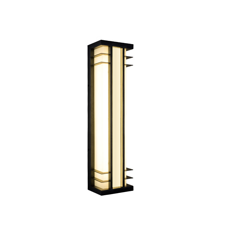 Stainless Steel Acrylic Rectangular Outdoor Light