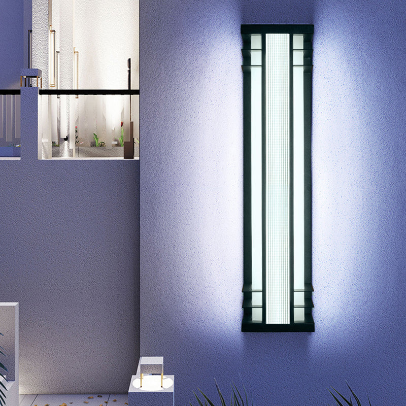 Stainless Steel Acrylic Rectangular Outdoor Light