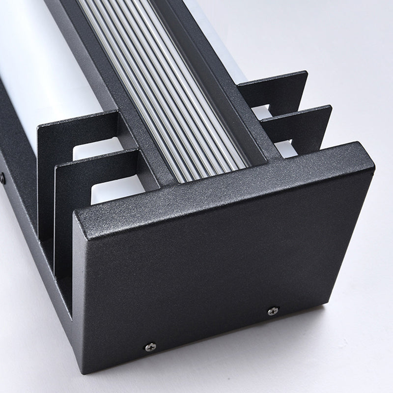 Stainless Steel Acrylic Rectangular Outdoor Light