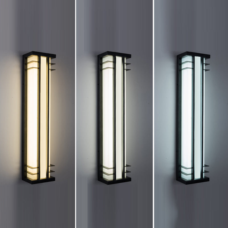 Stainless Steel Acrylic Rectangular Outdoor Light