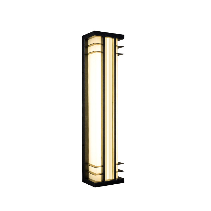 Stainless Steel Acrylic Rectangular Outdoor Light
