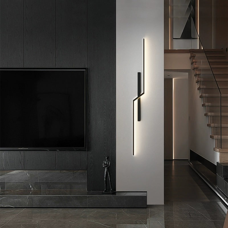 Aluminum Silica Linear Strip Wall Lamp