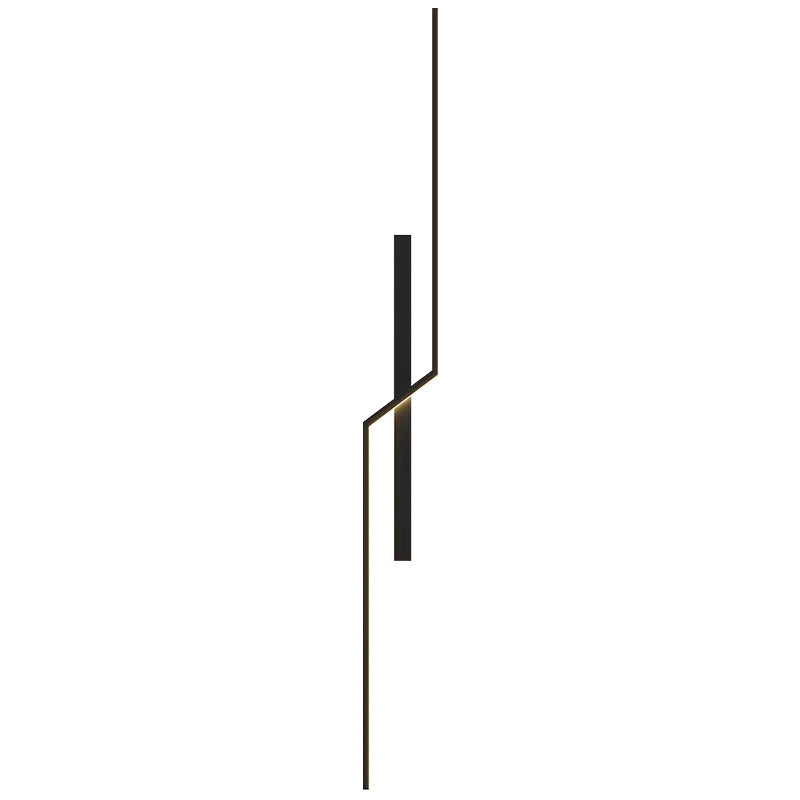 Aluminum Silica Linear Strip Wall Lamp