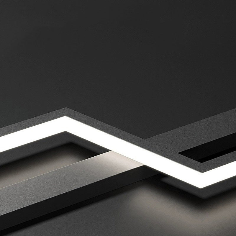 Aluminum Silica Linear Strip Wall Lamp