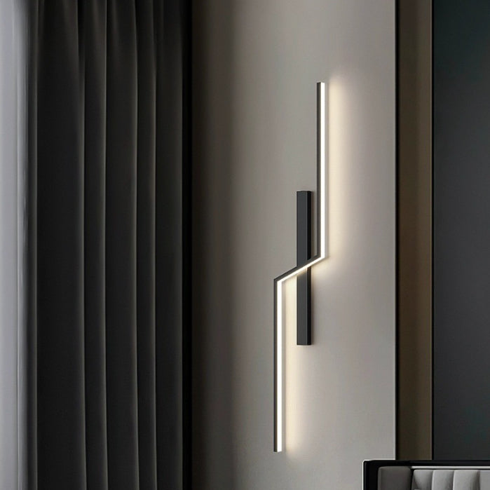 Aluminum Silica Linear Strip Wall Lamp