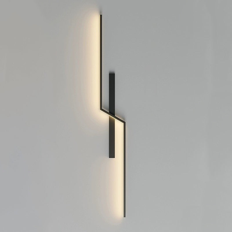 Aluminum Silica Linear Strip Wall Lamp