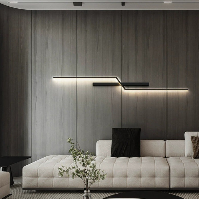Aluminum Silica Linear Strip Wall Lamp