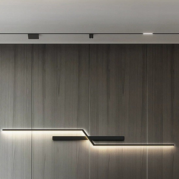 Aluminum Silica Linear Strip Wall Lamp
