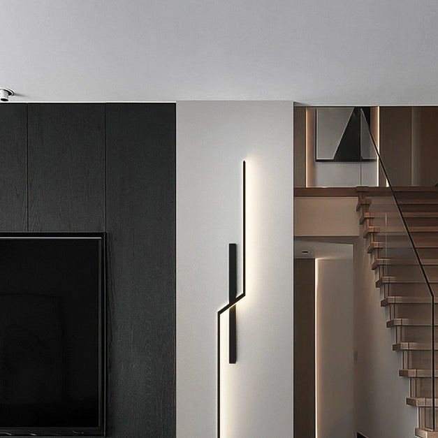 Aluminum Silica Linear Strip Wall Lamp