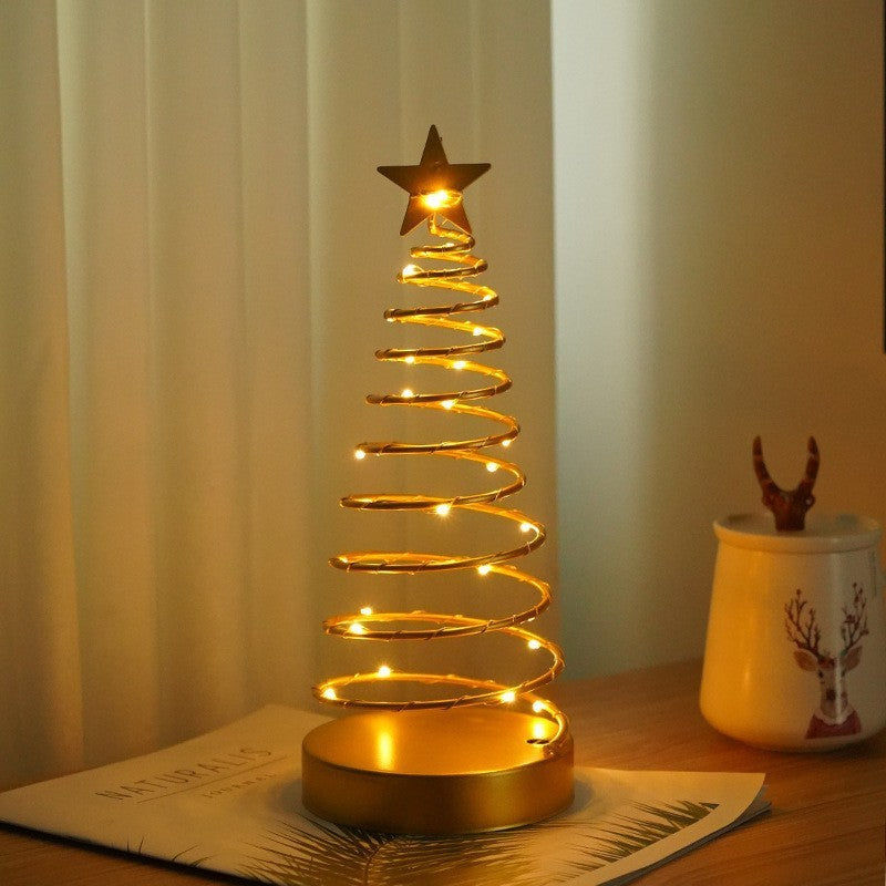 Copper Iron Acrylic Plastic Table Lamp