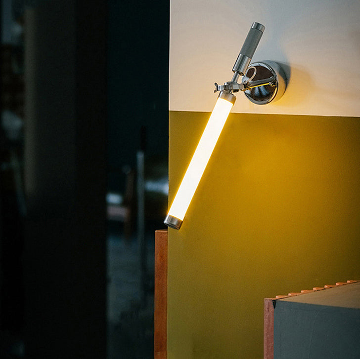 Hardware Glass Strip Bedroom Wall Lamp